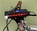 Đèn trước xe đạp HJ-062 Kết Hợp Còi